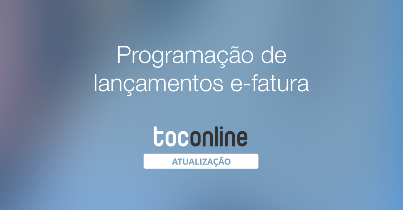 Programa o De Lan amentos E fatura TOConline