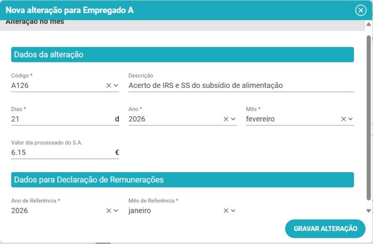 Abono A126 – Como processar o acerto de SS e IRS do subsídio de ...